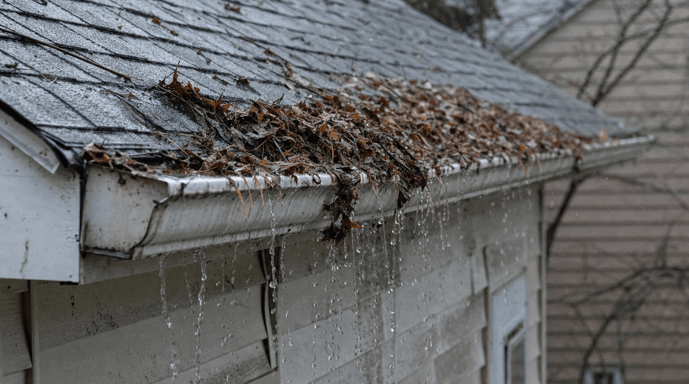 How Clogged Gutters Damage Your Roof and Foundation