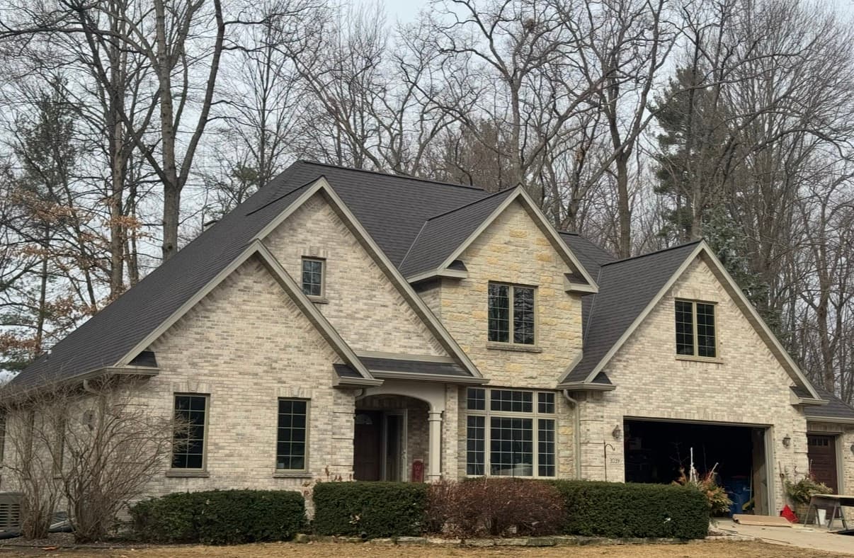 Completed roofing project near Dyckesville Wisconsin