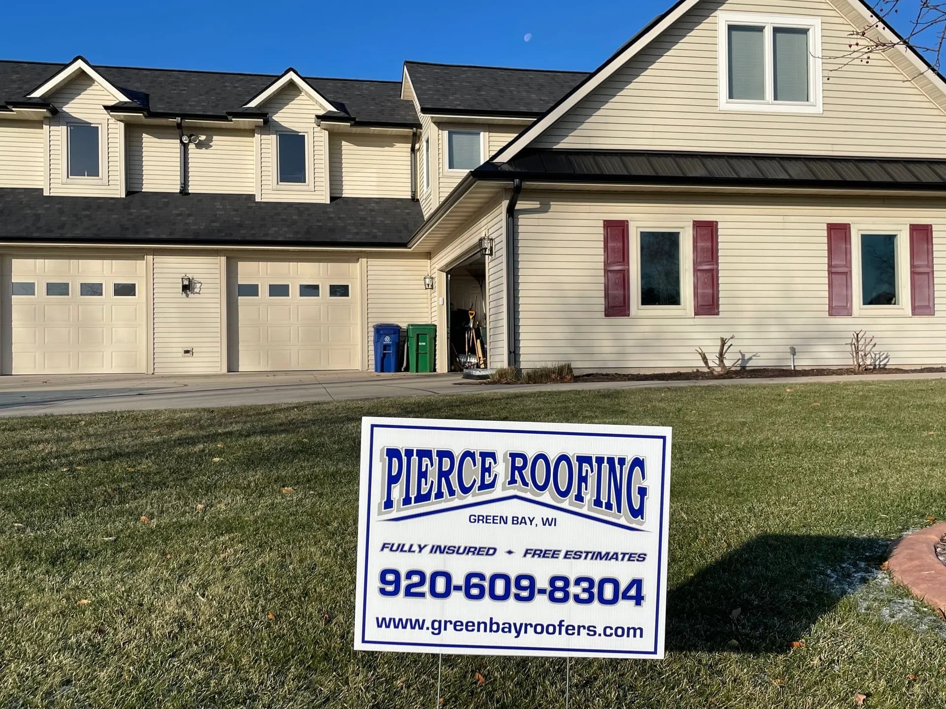 Roofing contractor serving Appleton Outagamie County Wisconsin