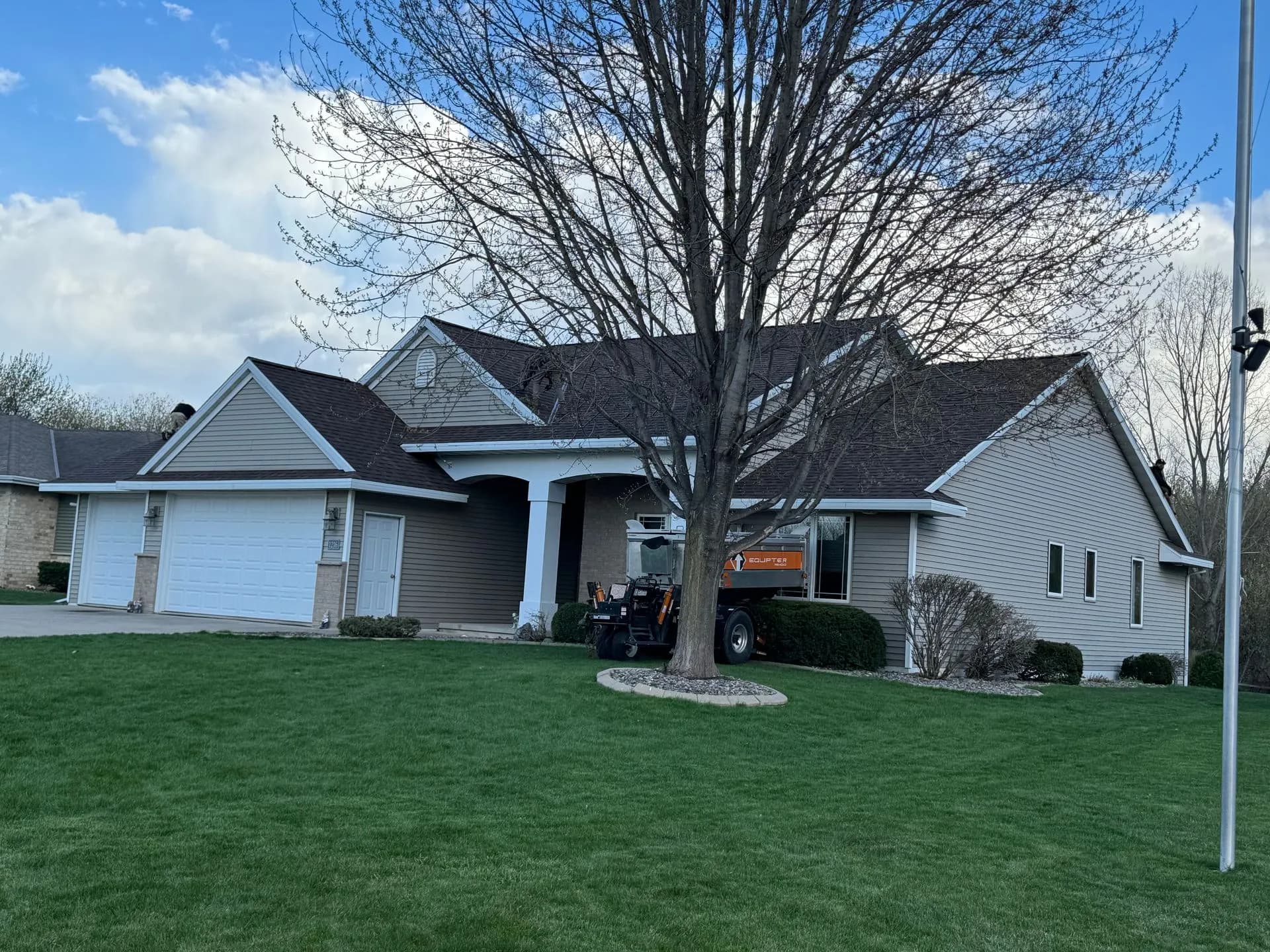 Community involvement by Pierce Roofing team